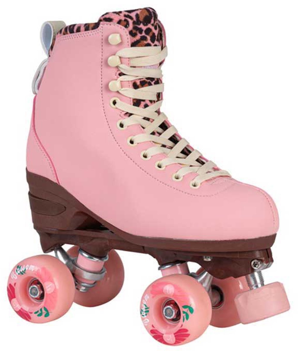 Chaya Miyu Leopaard Vrouw Op Rolschaatsen Roze EU 39 Vrouw Rolschaatsen kopen online