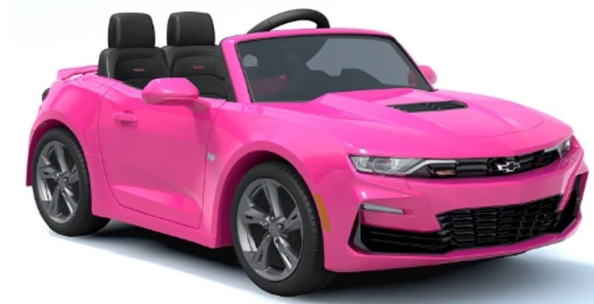 chevrolet camarao ss 6 2l roze 1 persoons incl bluetooth fm radio en softstart elektrische kinderauto inclusief afstandsbediening gratis verzending kiddocars