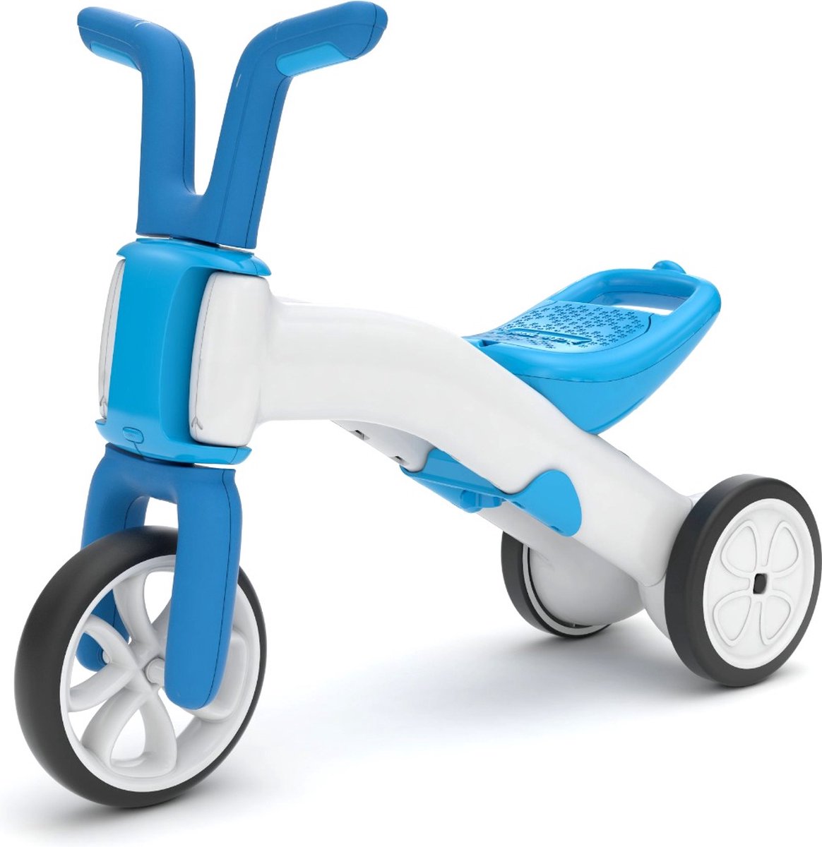 Chillafish Bunzi - 2-in-1 driewieler en loopfietsje, 1 tot 3 jaar, Blauw Loopfiets kopen online