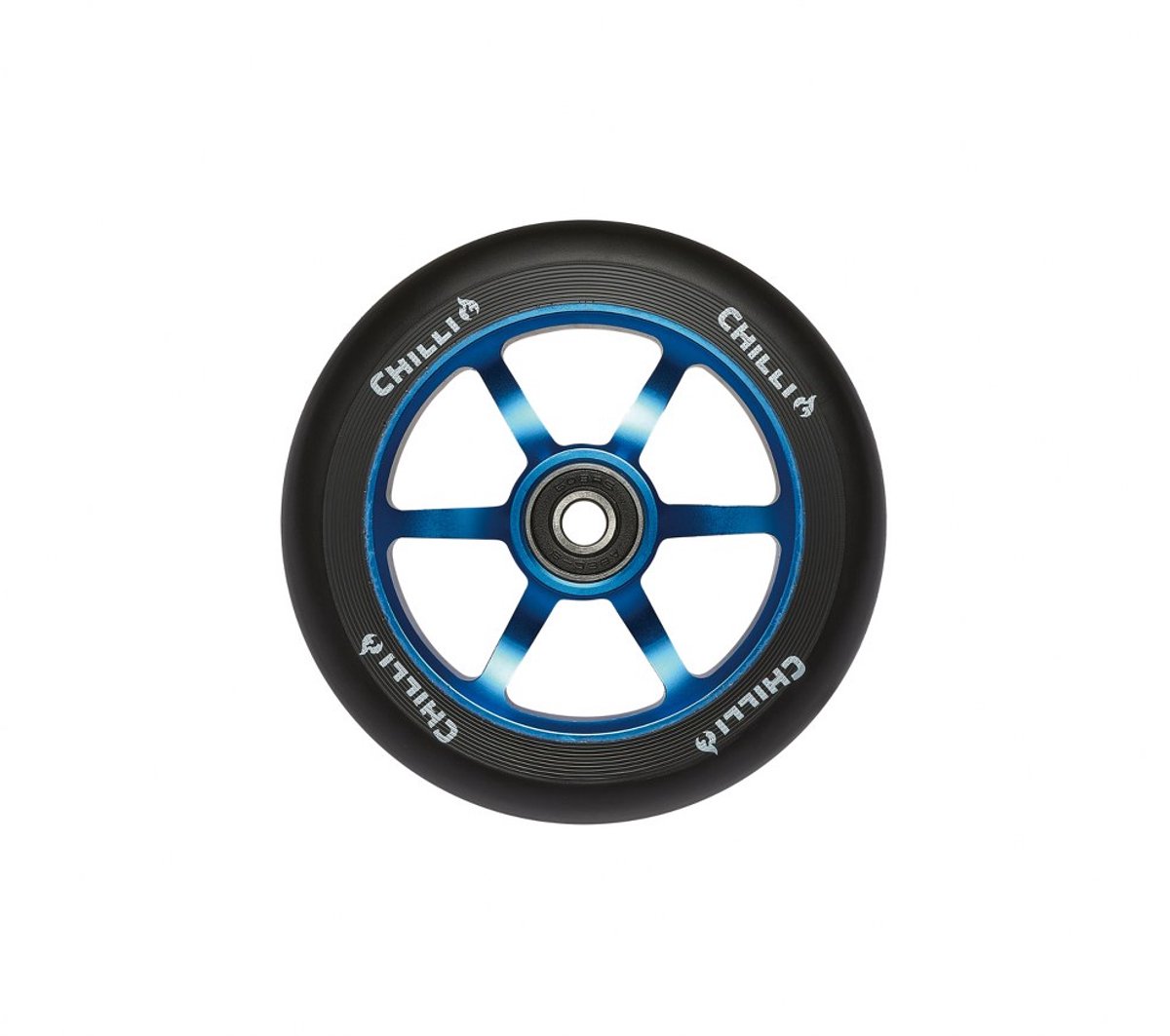 chilli 4000 stuntstep wiel kinderen blauw