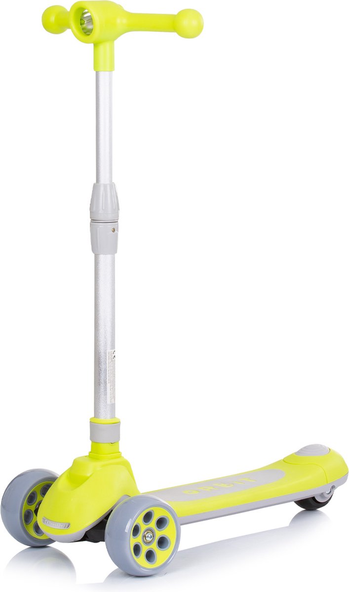 Chipolino Orbit Step - Kinderstep - Lichtgevende wielen - Vanaf 3 jaar - 3 wielen - Max.stuurhoogte: 81 cm - tot 50 kg - Groen Step kopen online