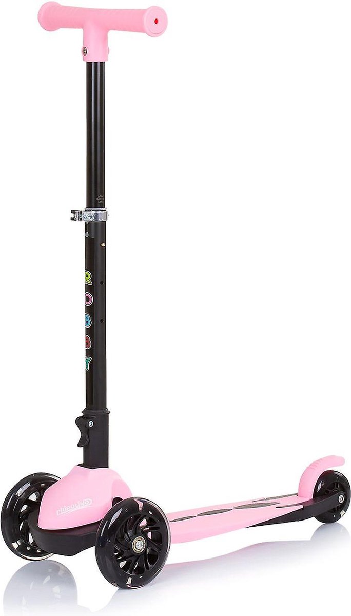 Chipolino Robby Kinderstep - Step met 3 lichtgevende wielen - Verstelbaar - Vanaf 3 jaar - Roze Step kopen online