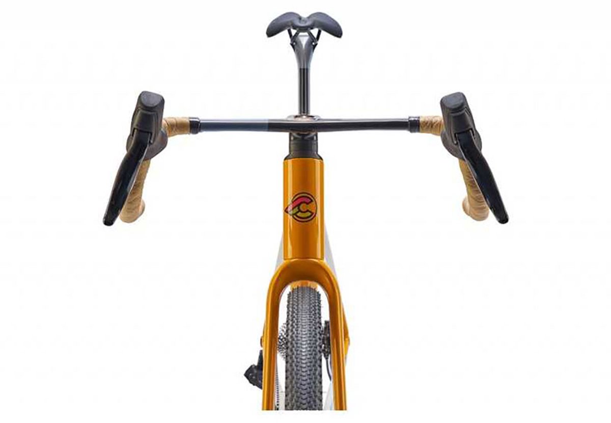 cinelli superstar king zydeco ii grx 12s gravelbike wit oranje 46