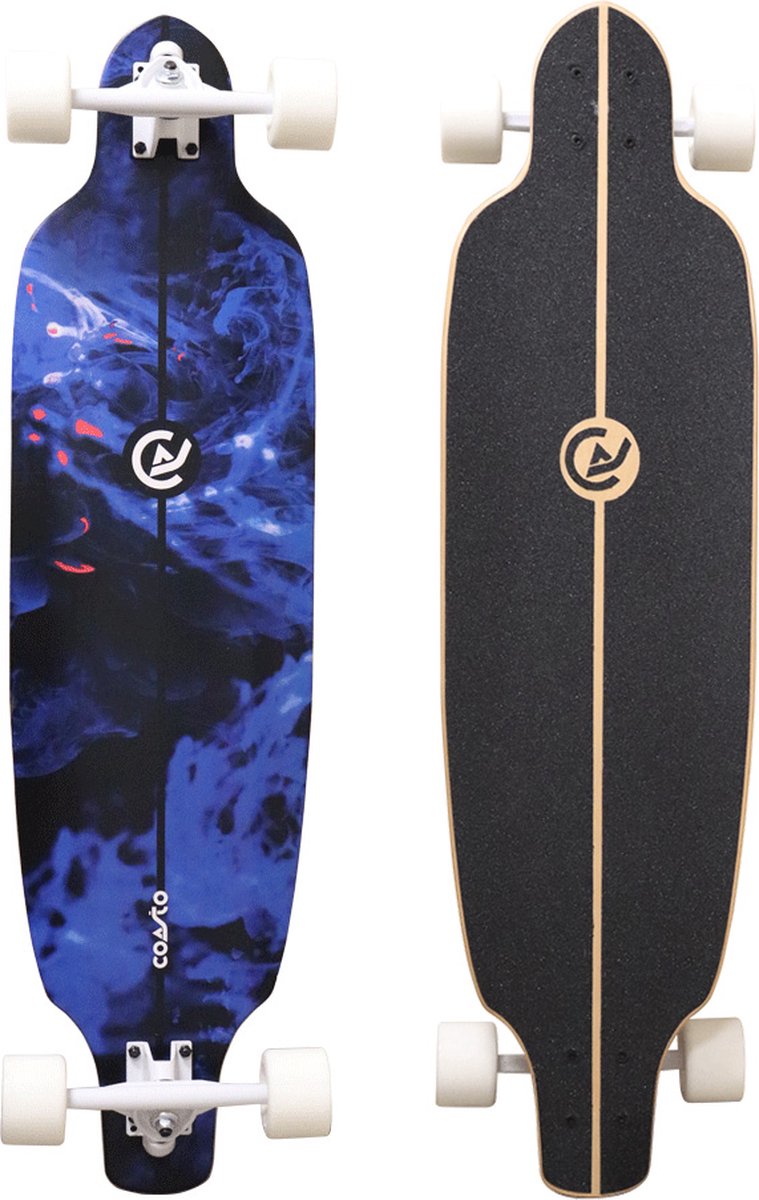 Coasto Agat 38" - Longboard - 91x23 CM - Hoogwaardige esdoornhout - ABEC 9 lagers - 70 mm 75A wielen - Praktische ritten // Freeride // Touring // Carving Longboard kopen online