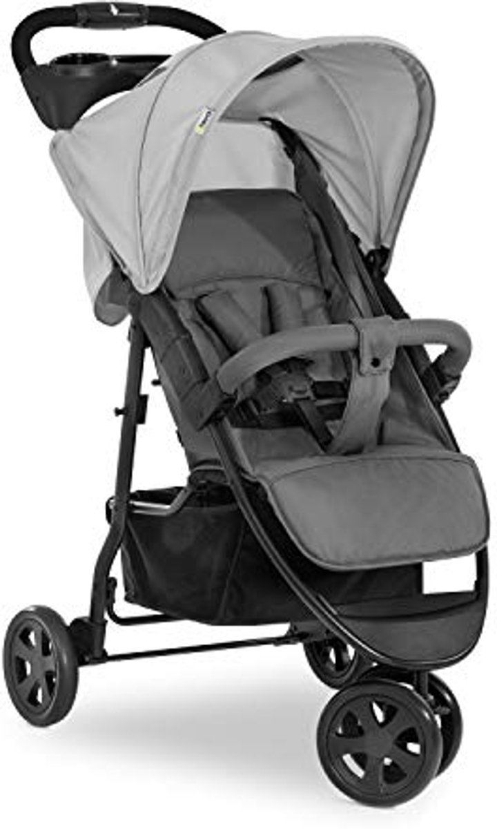 Compacte 3-wielige buggy met ligstand, lichtgewicht en inklapbaar tot 25 kg - grijs Driewieler kopen online