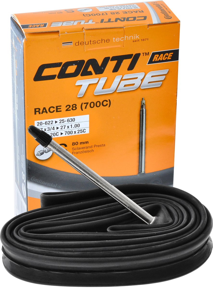 continental binnenband race 28 binnenband 27 x 3 4 1 00 20 622 25 630 fv 80 mm