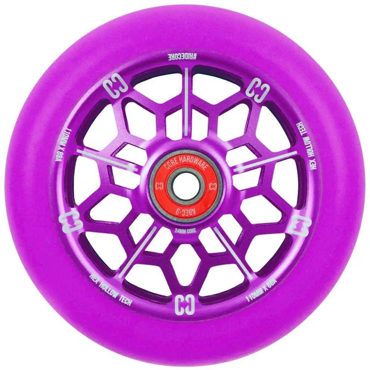 CORE Hollowcore Hex 110 Stuntstep wiel Purple Step kopen online