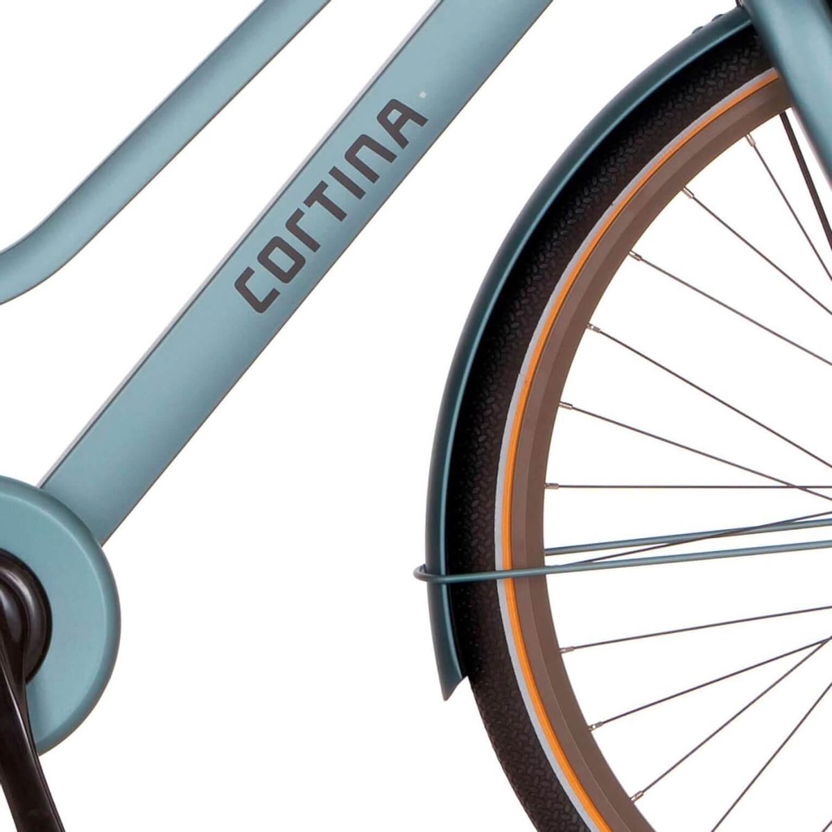 cortina spatbord voor 28 common opal green matt