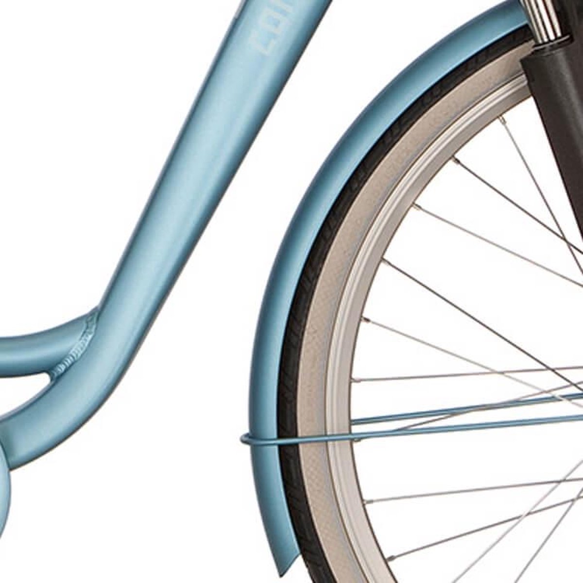 Cortina Spatbord voor 28 E-Yoya matt sleepy blue2 Fiets kopen online