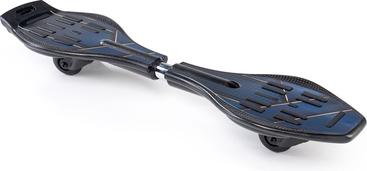 Crane - Waveboard 'Street', model 'Golf' - Stevige wielen met hoogwaardige ABEC-7 kogellagers met geïntegreerde LED - Max. 100kg - Blauw/Zwart Waveboard kopen online