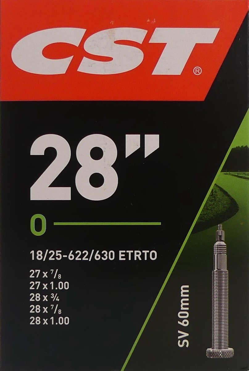 cst binnenband 28x1 etrto 18 25 622 630 presta ventiel 60mm duurzaam en betrouwbaar