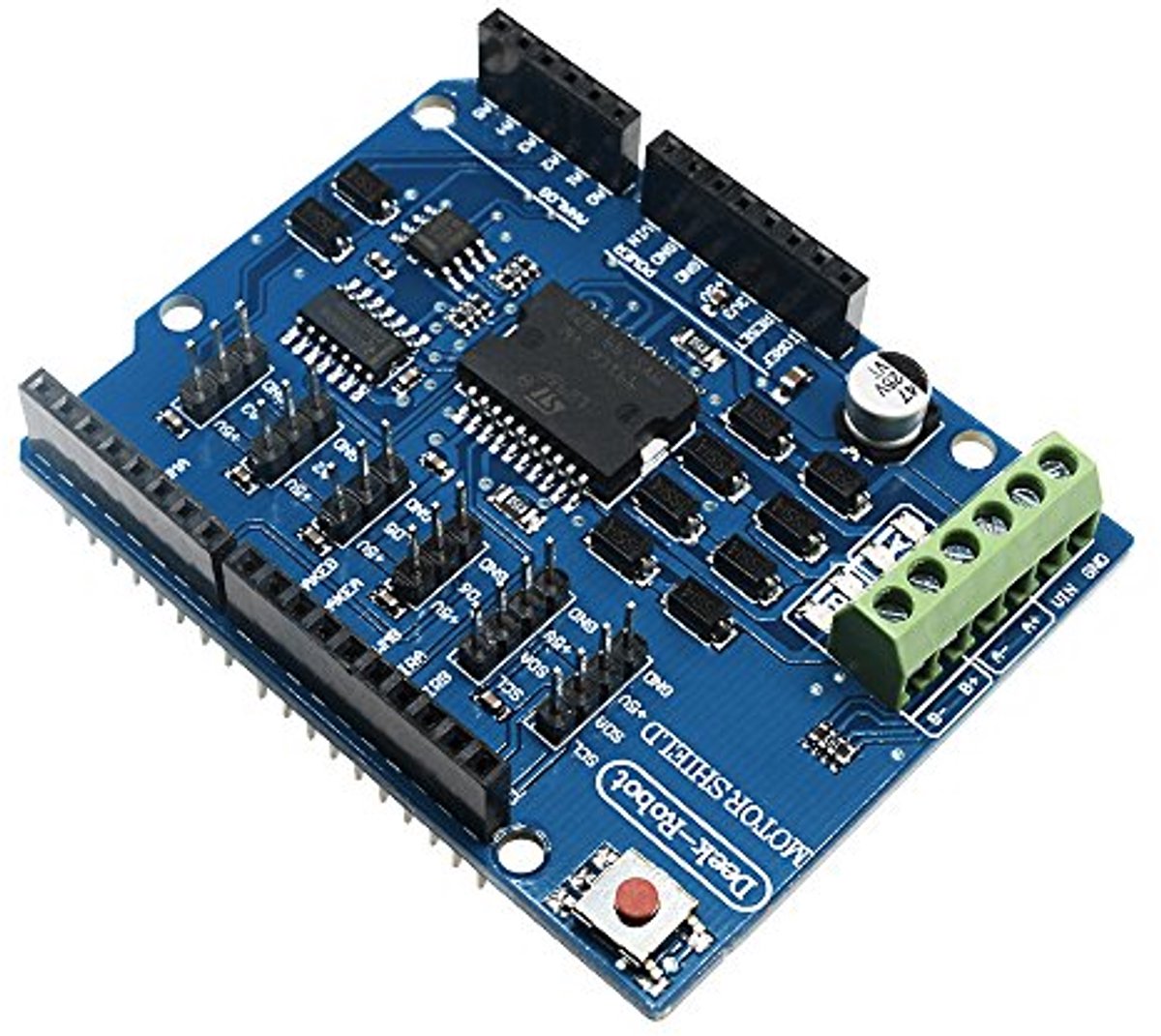 DC-Motorstuurmodule 2A H-brug voor 2 motoren - Geschikt voor Arduino 2560 Loopmotor kopen online