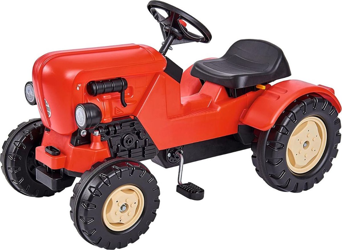 DD® Looptractor - Loopauto - Loop Tractor - tot 50 kg - 93x47x47cm - Rood Loopauto kopen online