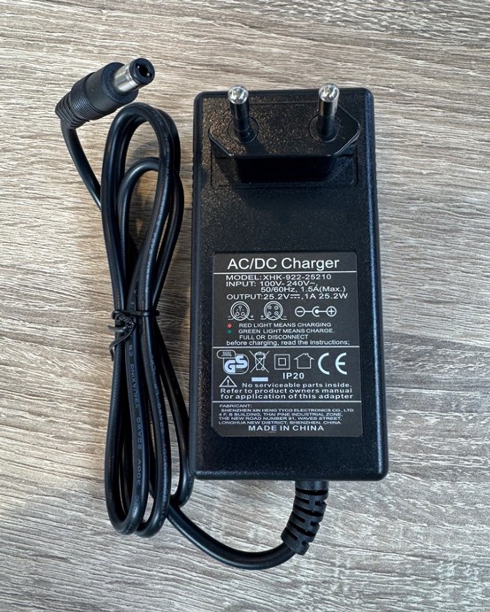 Denver Adapter SCKA-20 - Adapter voor SCK-5400 - Elektrische step - Kidsstep - Universele oplader - E-step - Origineel Buitenspeelvoertuigaccessoire kopen online