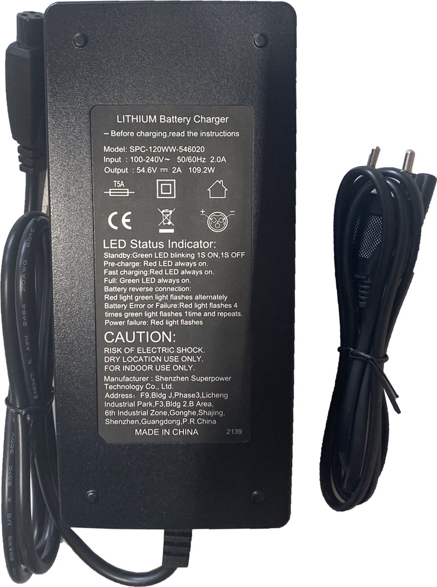 Denver adapter SEL10800 - Adapter - Elektrische Steps - Universele opladers - E-step - Originele Buitenspeelvoertuigaccessoire kopen online