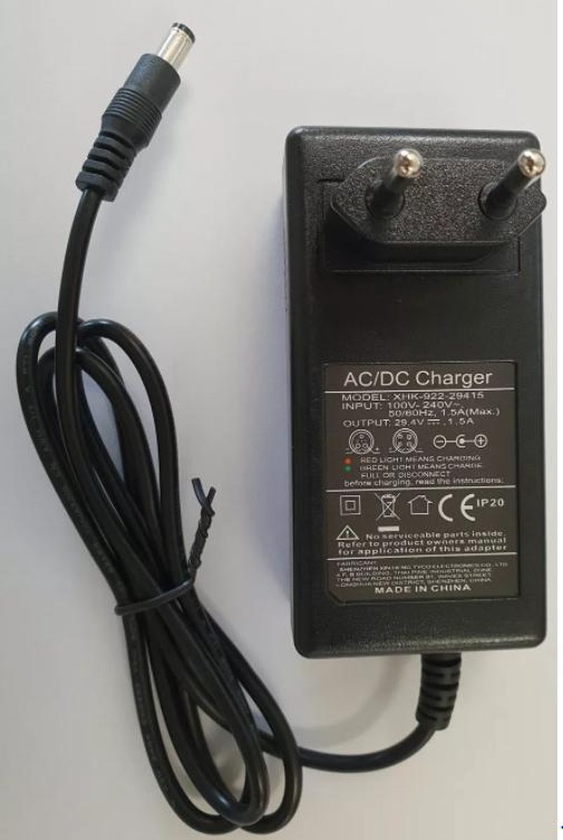 Denver adapter SELA-20 - Adapter voor SEL-65220 - 65110 - Adapter - Elektrische step - Universele oplader - E-step - Origineel Buitenspeelvoertuigaccessoire kopen online