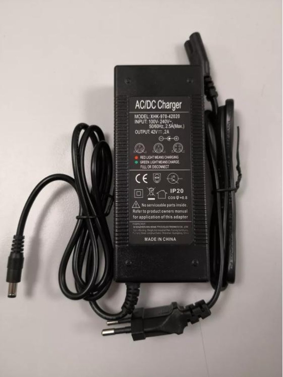 Denver Adapter SELA-30 - SEL-80125 -80130 - 85350 - 10350 - 10500 - Adapter - Elektrische step - Universele oplader - Origineel Buitenspeelvoertuigaccessoire kopen online