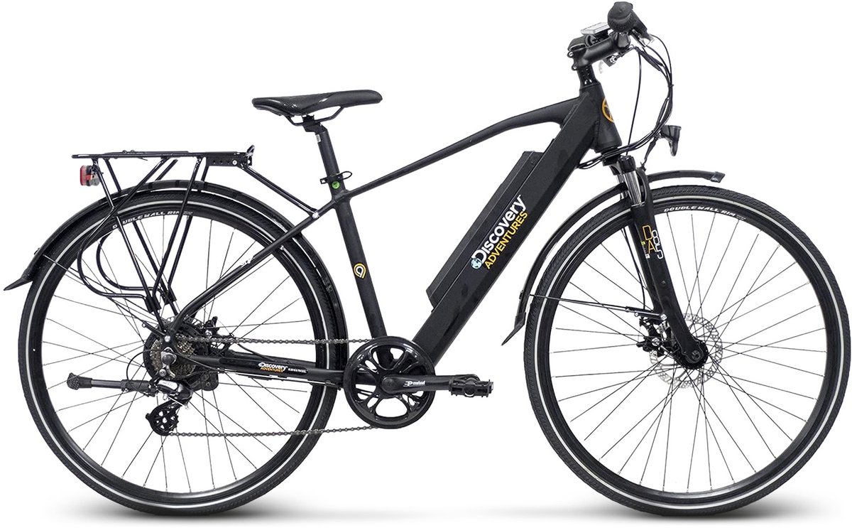 discovery e8200 trekking ebike 11 6ah 28 inch zwart