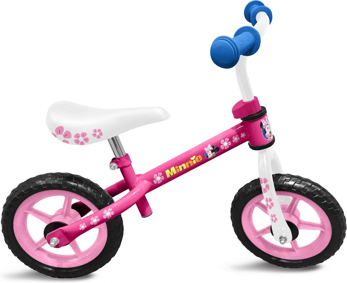 Disney Loopfiets Minnie Mouse - Loopfiets - Meisjes - Roze;Wit - 10 Inch Loopfiets kopen online