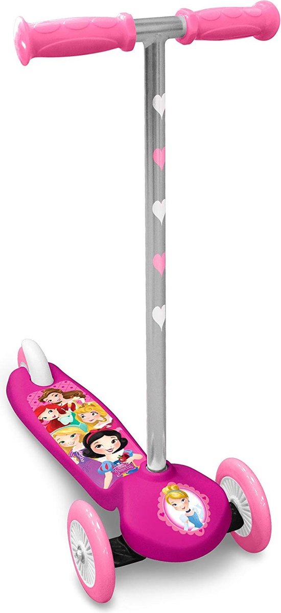 disney princess 3 wiel kinderstep step meisjes roze