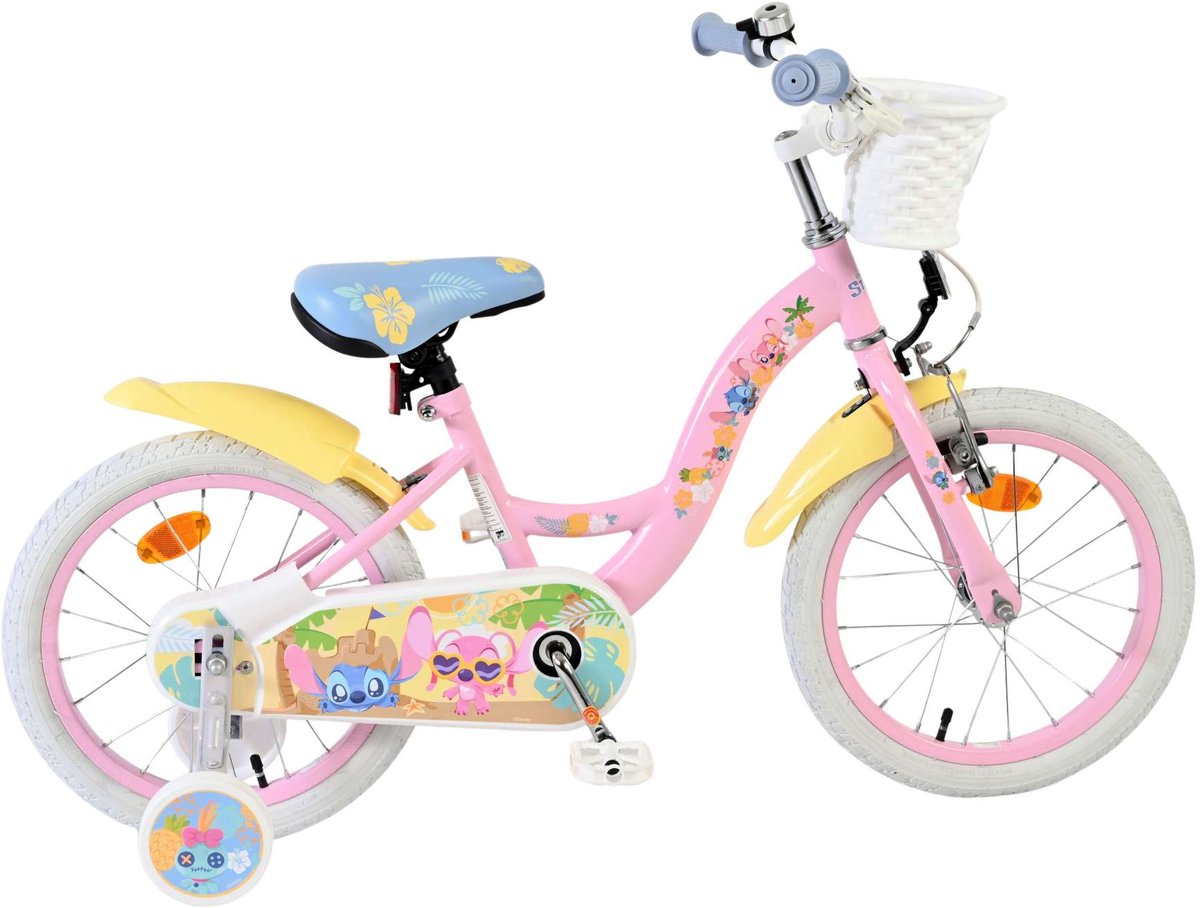 Disney Stitch Kinderfiets - Meisjes - 16 inch - Roze Kinderfiets kopen online