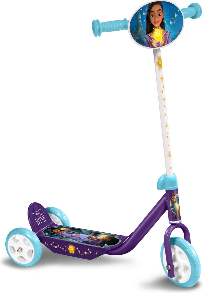 Disney Wish 3-wiel Kinderstep Vrijloop Meisjes Paars/blauw Step kopen online