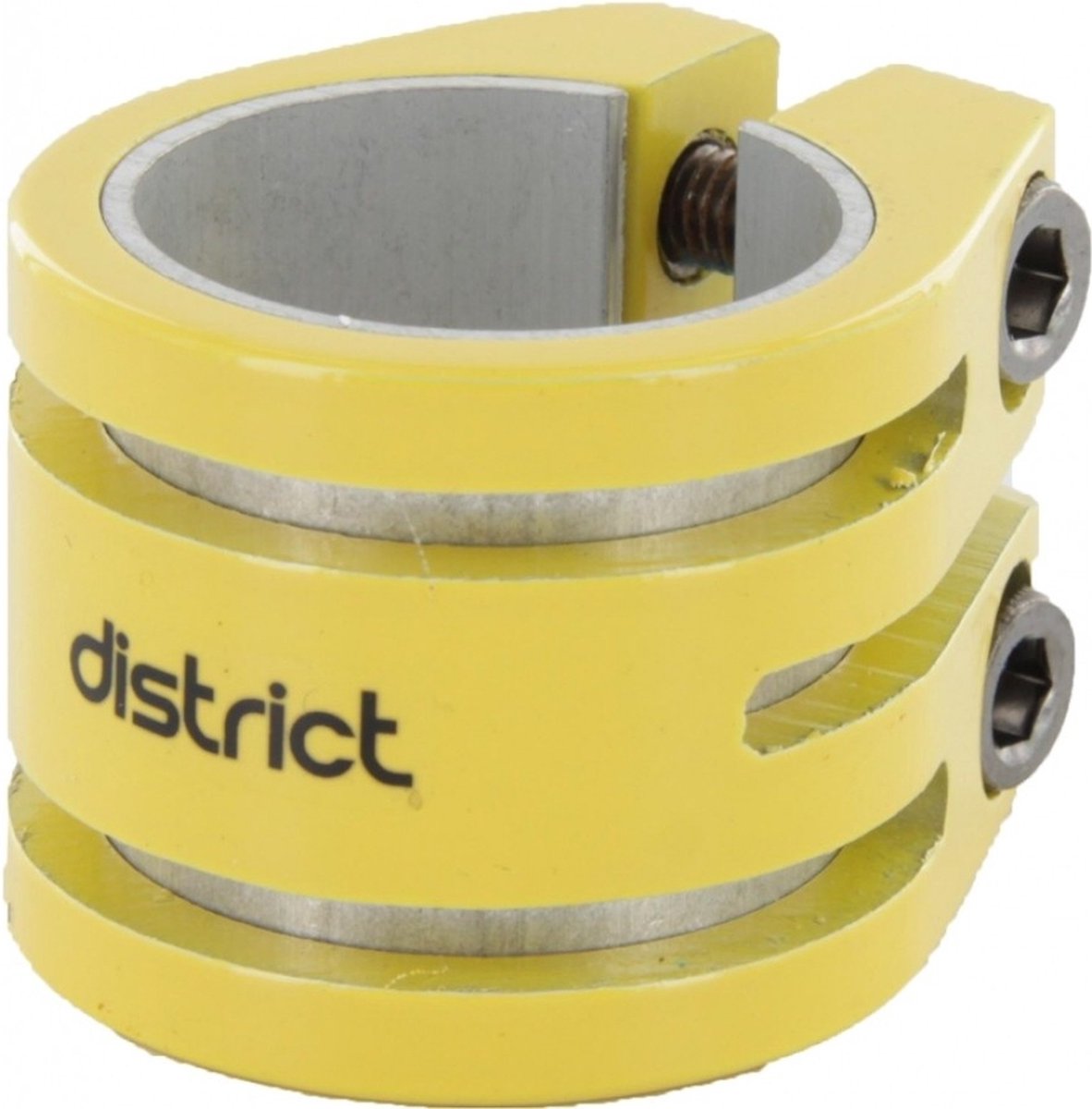District Double lightweight clamp Yellow Buitenspeelvoertuigaccessoire kopen online