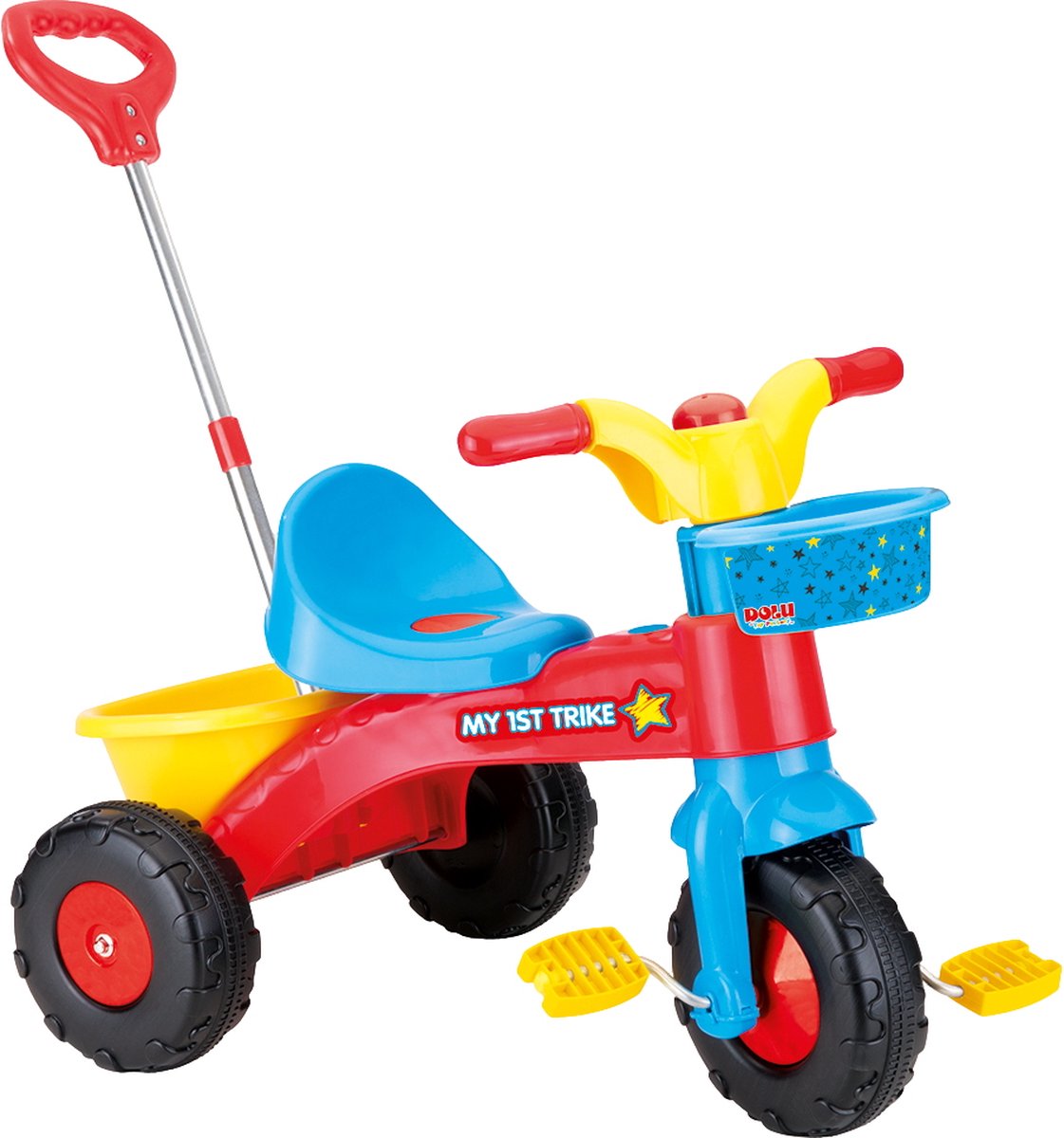 Dolu Driewieler My First Trike Red/Blue/Yellow Driewieler kopen online