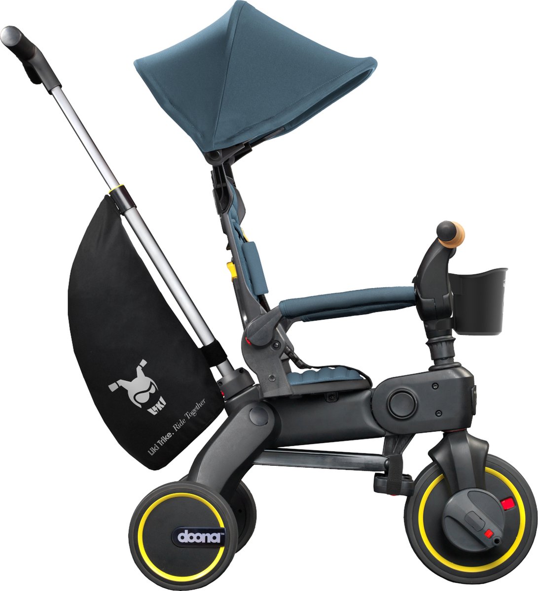 Doona Liki Trike S5 Luxe Opvouwbare Driewieler - Ocean Blue Driewieler kopen online