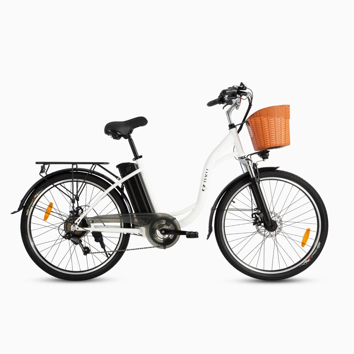 DYU C6 26" Stads-e-bike – 250 W motor, 36 V/12.5 Ah afneembare batterij, ±60 km bereik, voor dagelijks comfort & stijl Fiets (elektrisch) kopen online