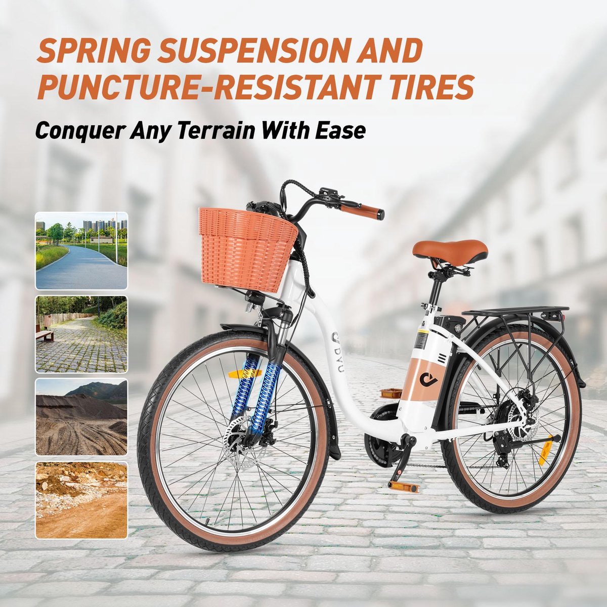 dyu c6 pro e bike elektrische fiets rijklaar stadsfiets city bike