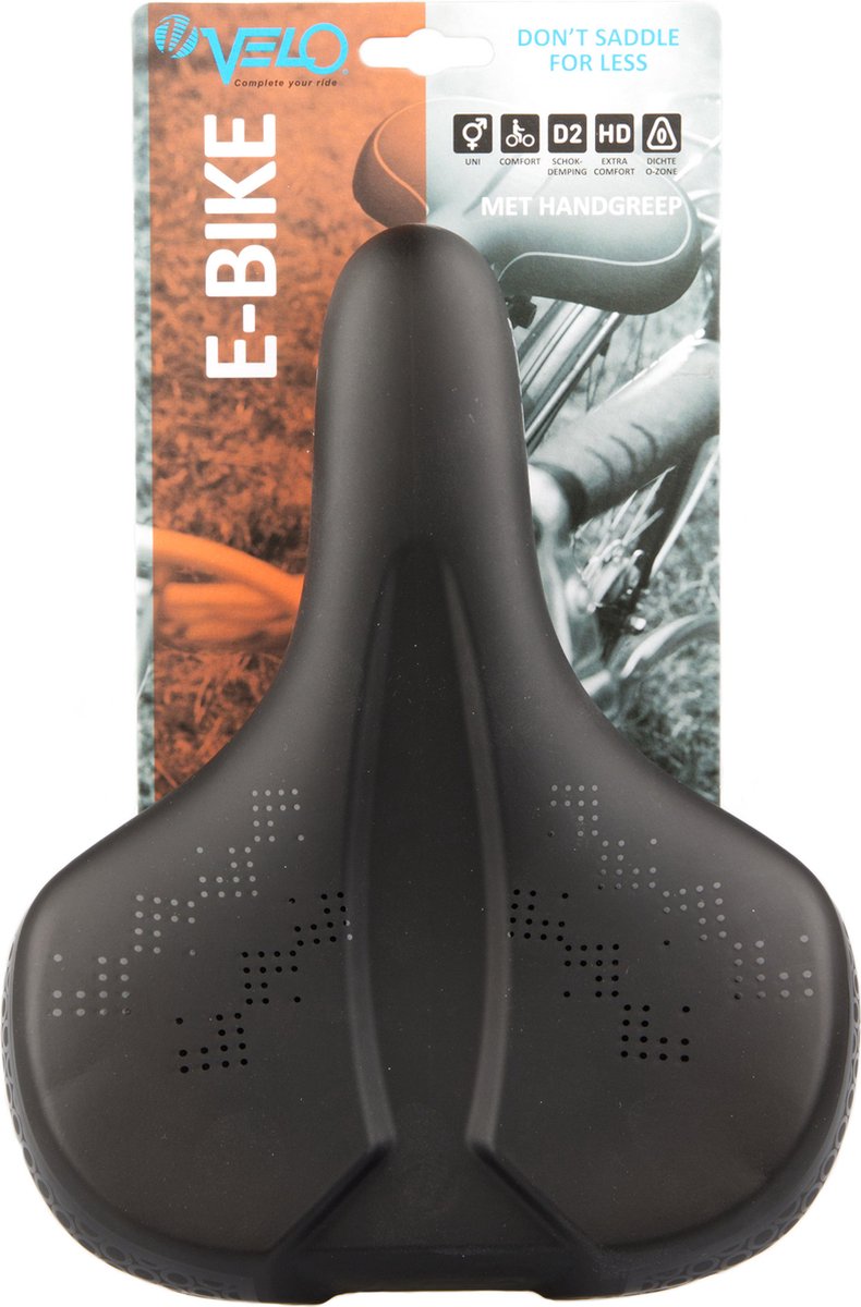 E-bike zadel Velo Comfort - vacuüm met O-zone en handvat Fiets kopen online