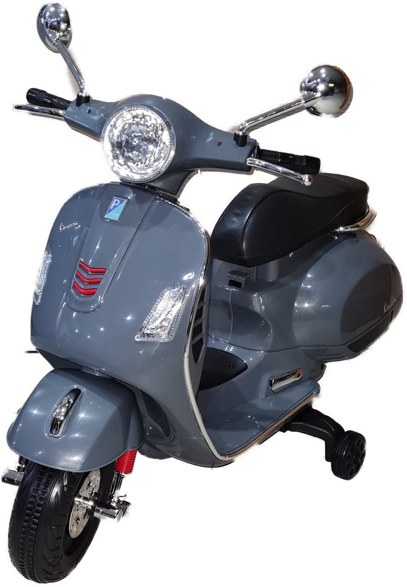 E-Scooter Vespa GTS Grijs - Kinderscooter 6 V Accuvoertuig kopen online