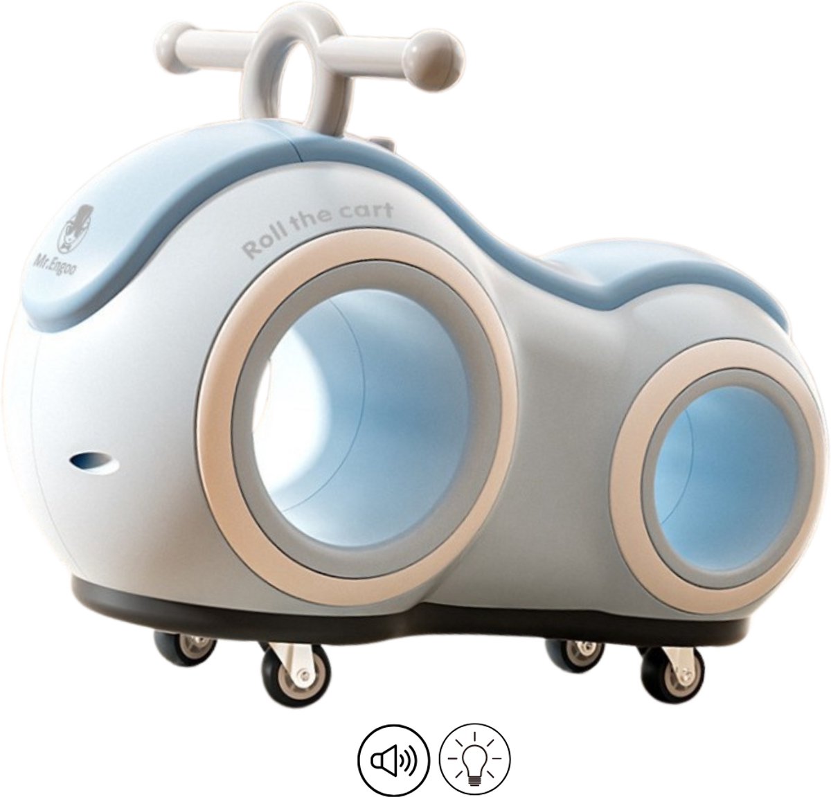 E-shop4u® - Loopauto 1 jaar, 2 jaar en 3 jaar – Verlichting & Muziek - Loopauto's - Blauw Loopauto kopen online