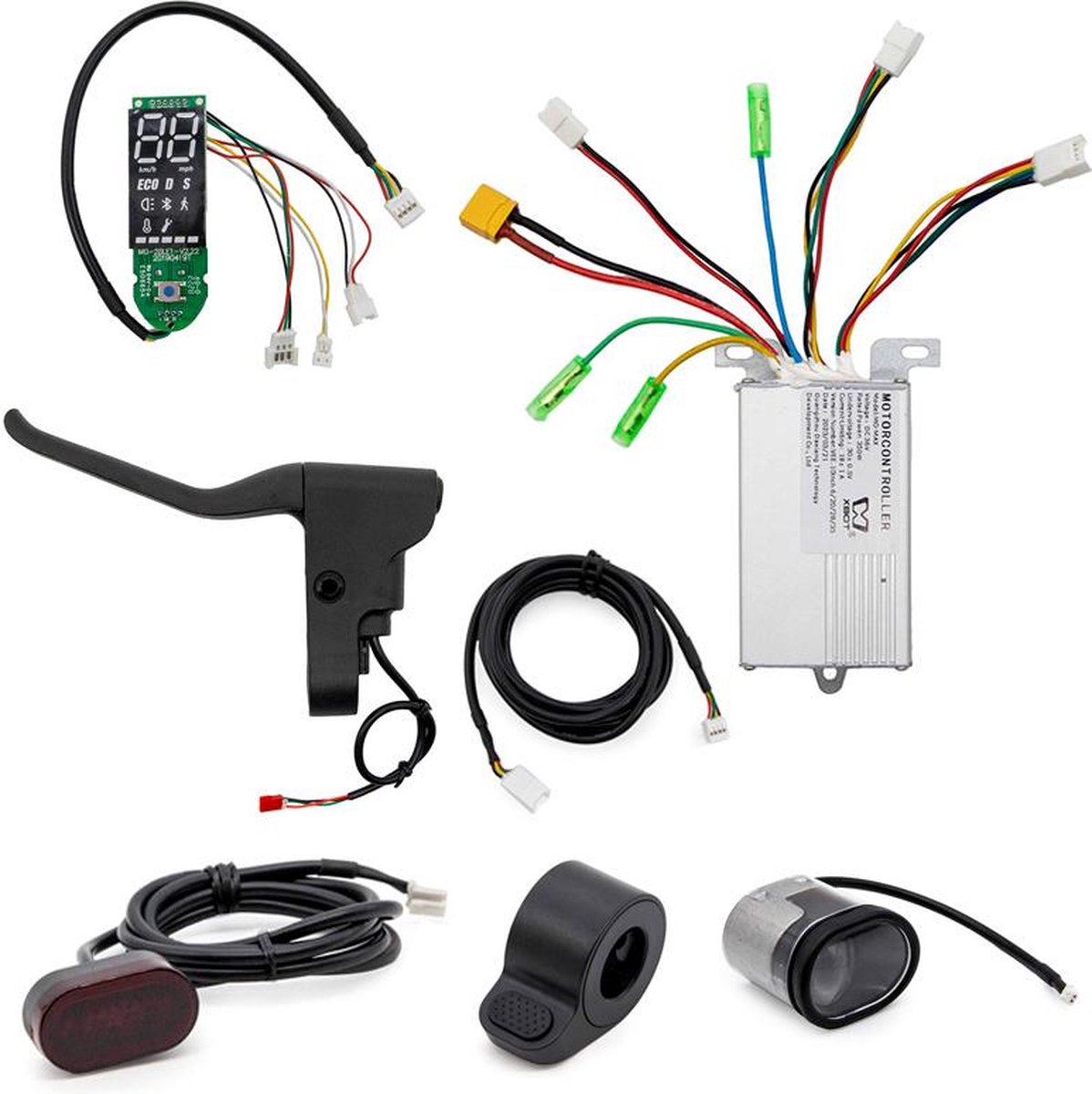 e wheel electronic set 35v 350w max g30 display controller thumb throttle lights brake lever power cable