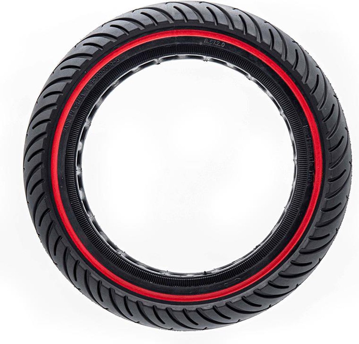 E-wheel - Ultra-Light Massieve Band 8.5x2-6.1/B34 - 50mm Breed - Rode Lijn - Nedong Buitenspeelvoertuigaccessoire kopen online
