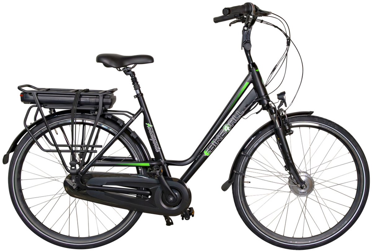 ebike4all avantgarde bafang krachtige voorwielmotor 28 inch lcd display voorvering shimano 7 versnellingen 5 standen ge ntegreerde accu rijklaar geleverd