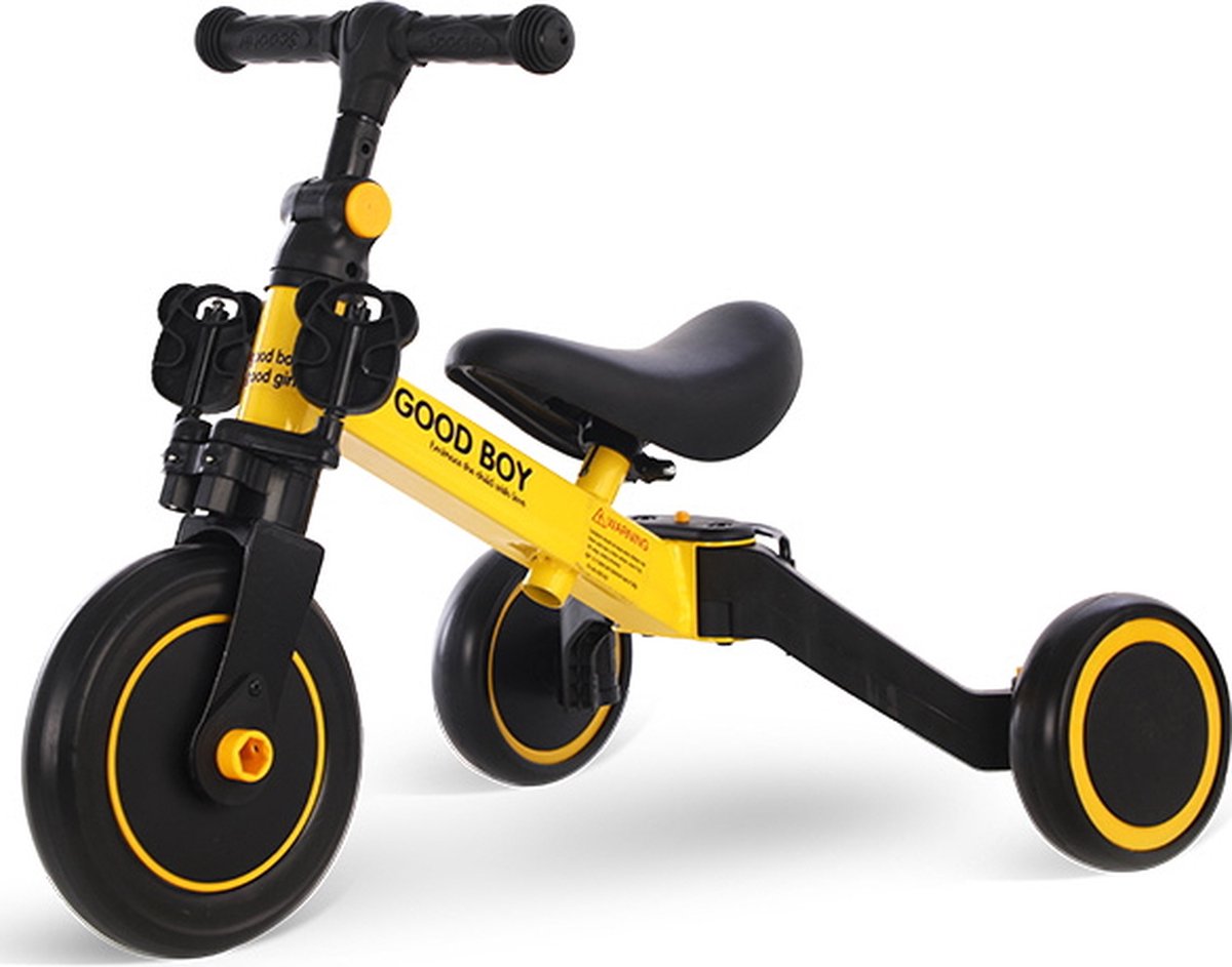 Eco Toys Geel 4-in-1 Loopfiets HC492494 Loopfiets kopen online