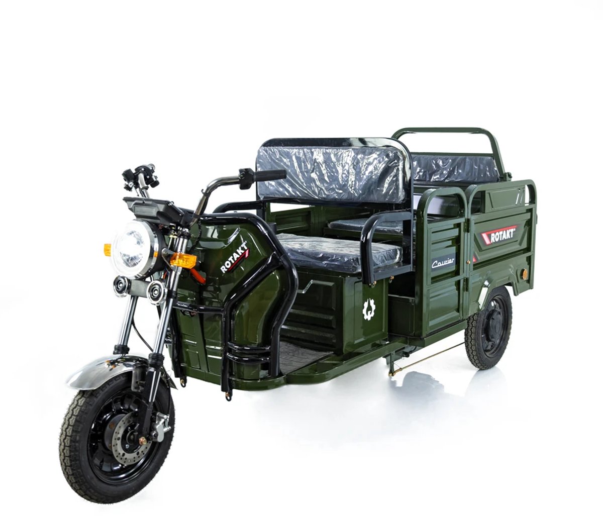 Ecowielen Courier – Elektrische Driewieler 2000W | 25 km/u, Actieradius tot 79 km, 72V/32Ah accu, 478 kg draagvermoge Driewieler kopen online