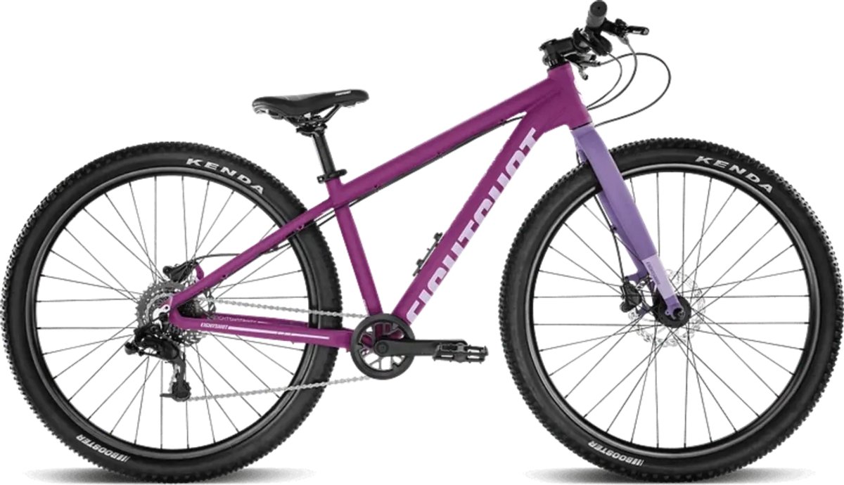 eightshot x coady kinder mountainbike 8 versnellingen 27 5 inch paars vanaf 10 jaar