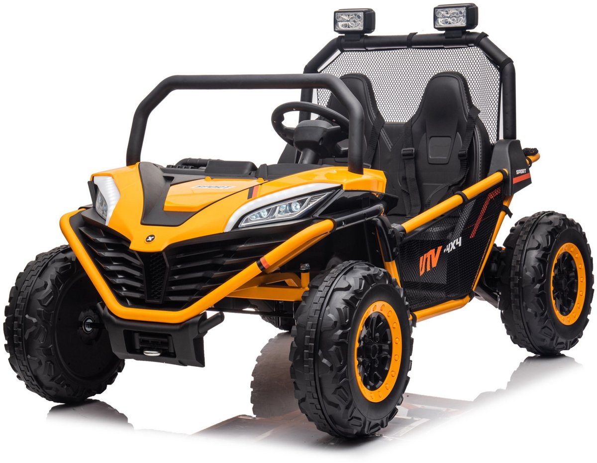 elektrische buggy alpha 2 persoons 24v oranje met afstandsbediening