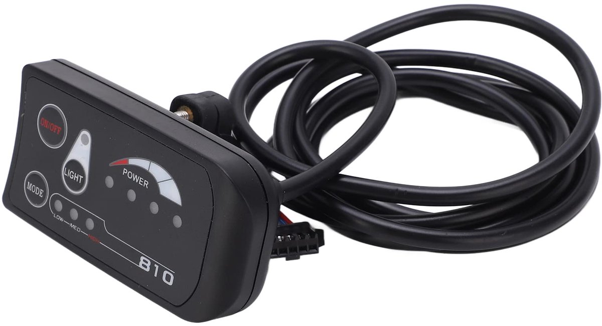 elektrische fiets display panel 36v 48v led s810 elektrische fiets display elektrische fiets led display panel