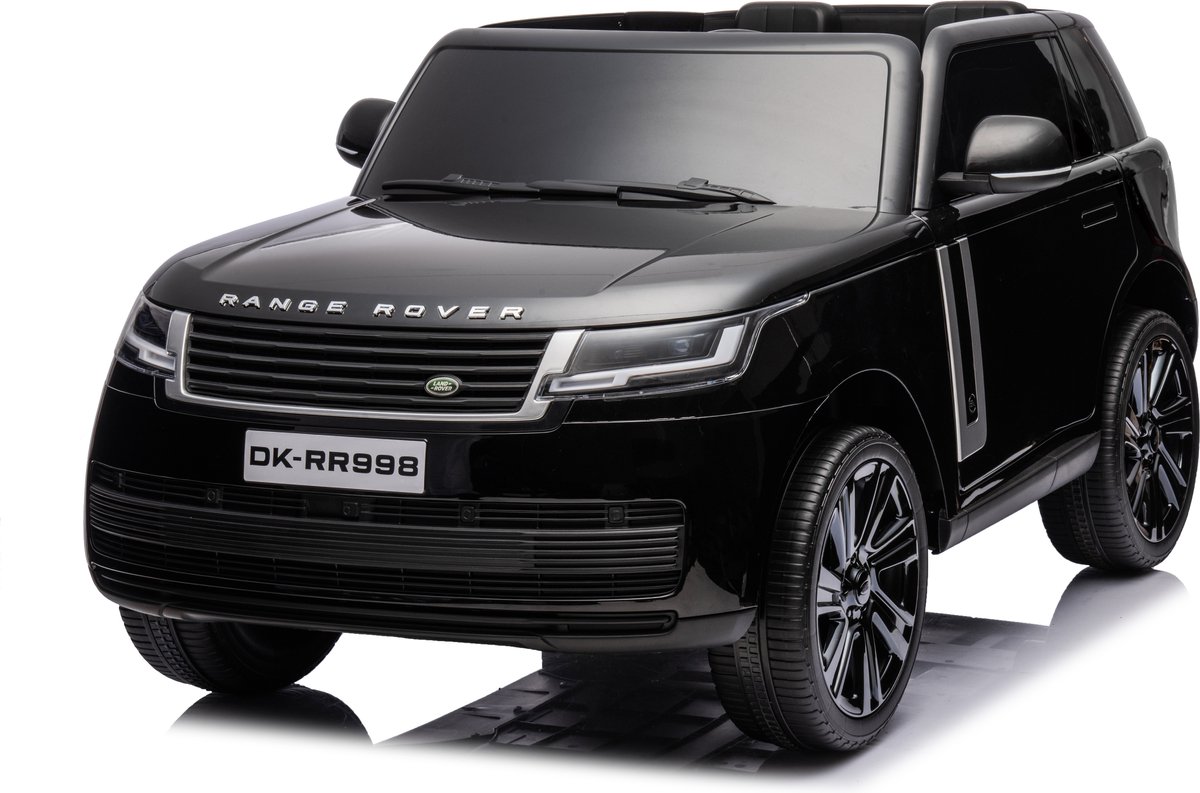 elektrische kinderauto range rover 12v 2 persoons kinderauto 4x4 14ah batterij 2 4 ghz rc afstandsbediening zwart