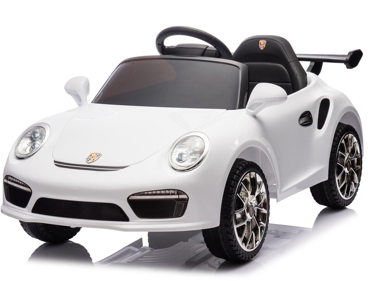 Elektrische Kinderauto Wit – 2x 390W Motoren – 12V 4Ah Accu – Bluetooth Accuvoertuig kopen online