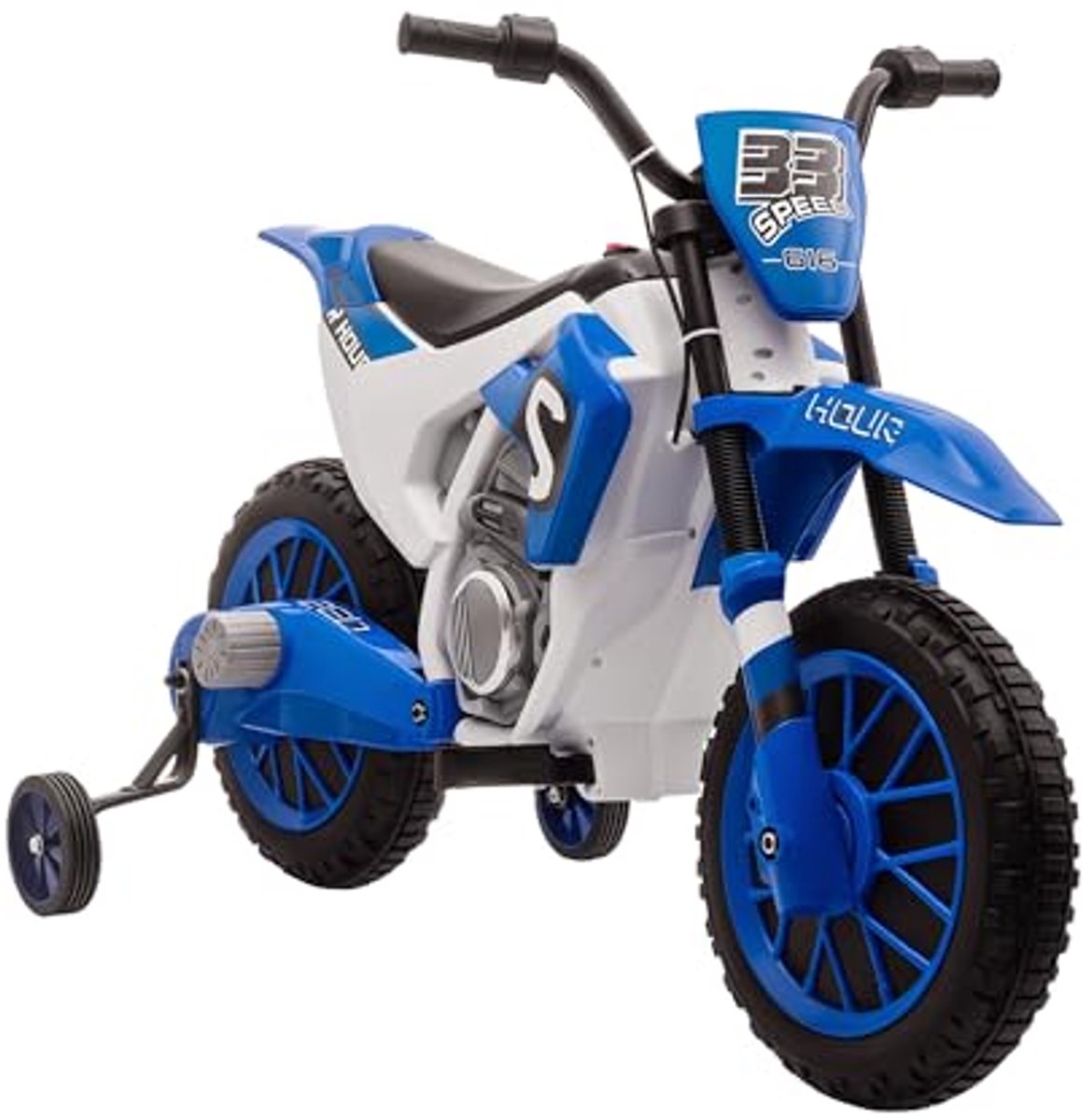 Elektrische motorfiets voor kinderen met trainingswielen - 12V kindervoertuig Kinderfiets kopen online