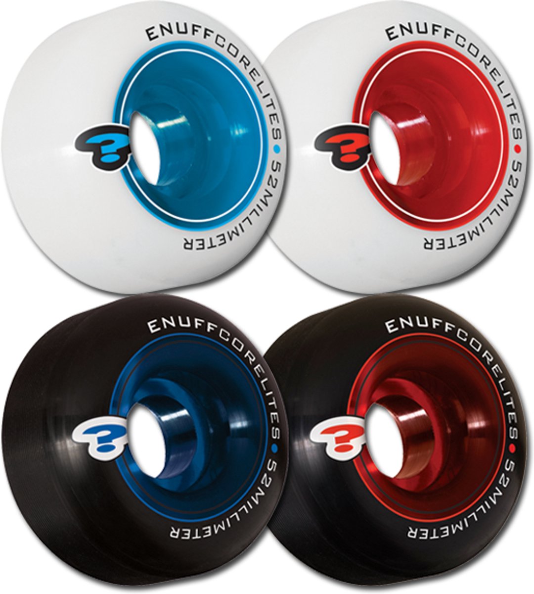 enuff skateboards enuff corelites zwart rood 52mm