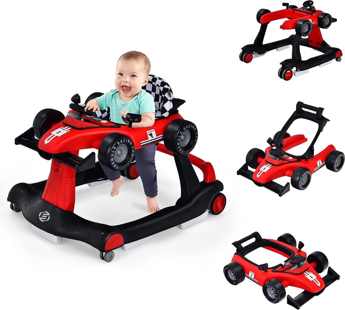 Equivera Loopfiets - Looptrainer - Babywalker - Baby Loopwagen - Premium Loopfiets kopen online