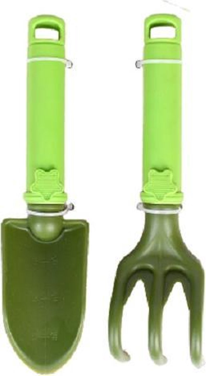Esschert Design Tuingereedschap 22 Cm Junior Groen 2-delig Speelgoedgrasmaaier kopen online