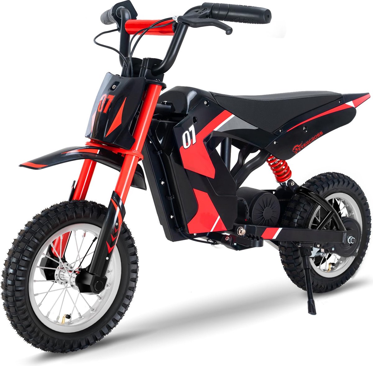 EVERCROSS Kinderen Elektrische Motorfiets | 300W | 25 km/u | 3 Snelheidsstanden | 3-12 Jaar | Blauw/Rood Accuvoertuig kopen online