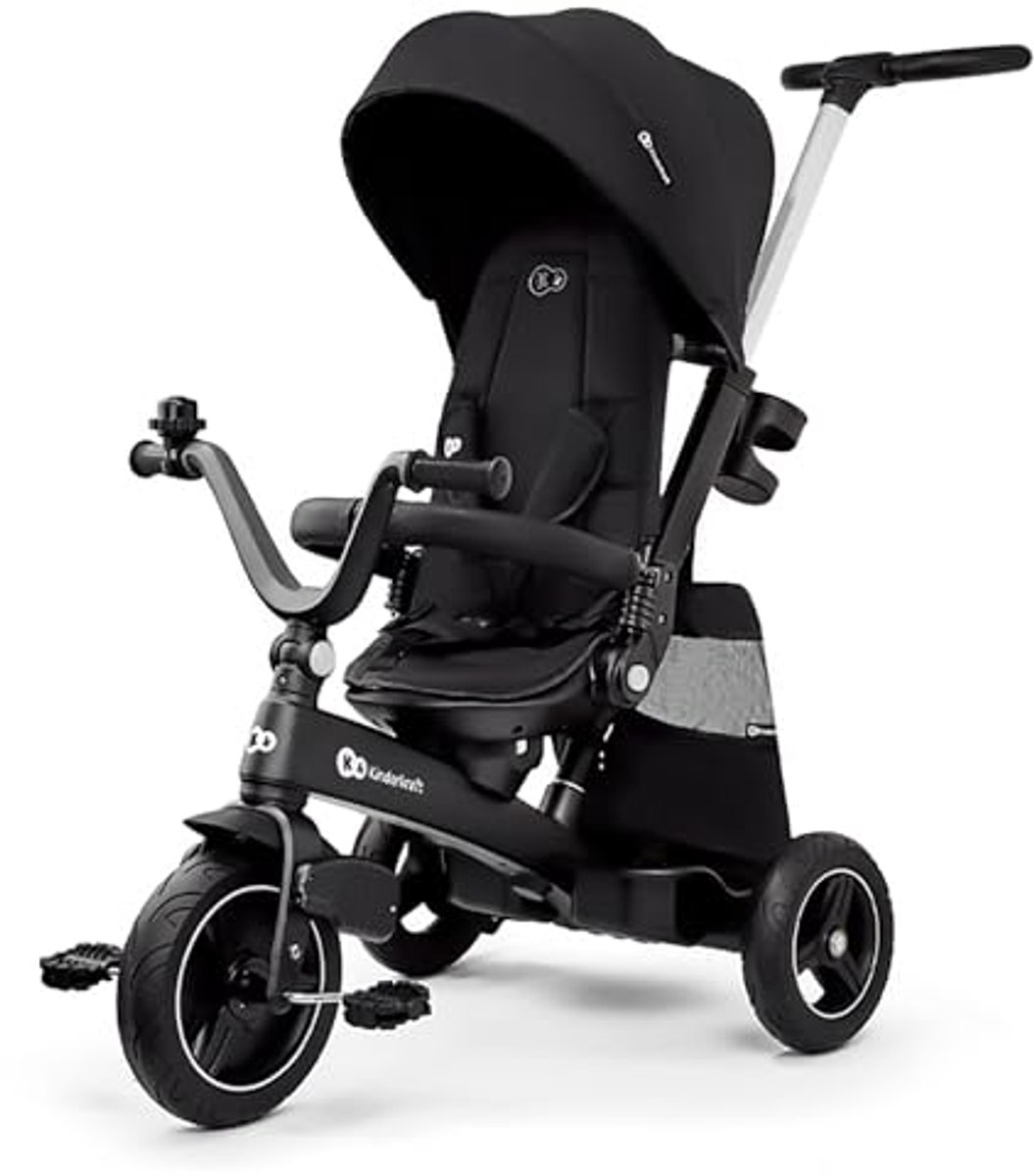 Evolutionaire Trike voor Kinderen met 360° Zwenkzit, Voor 9 Maanden tot 5 Jaar, Zwart Driewieler kopen online